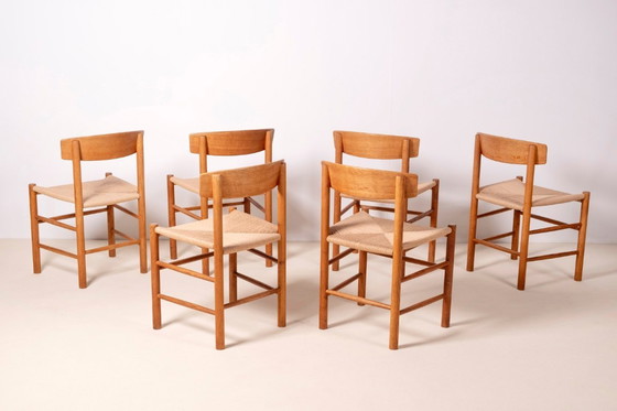 Image 1 of 6x Børge Mogensen J39 en roble, FDB Møbler 1963