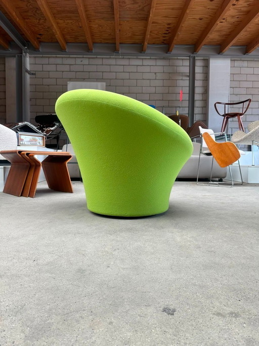 Sillón Artifort Mushroom verde claro – fauteuils, Metal, Textile (photo 2 of 7)