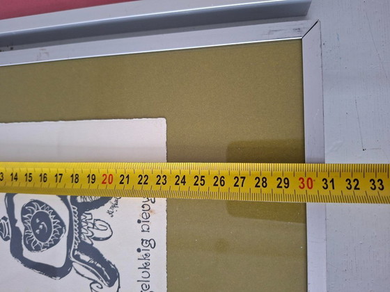 Image 1 of 2 litografie Cartoline di Capodanno opera grafica Jan van Heel anni '50