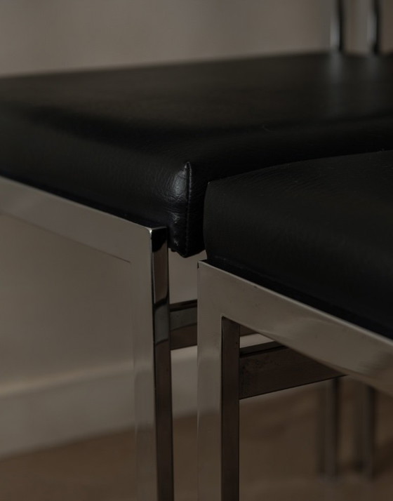 Image 1 of Pastoe SM07 Eetkamerstoelen (set van 4) van Cees Braakman - Nederlands Modernist