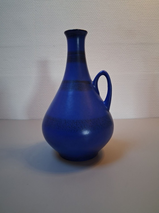 Vintage mid-century vase Bay Keramik West-Germany 1950/60, Ceramic, Yellow (photo 2 of 6)