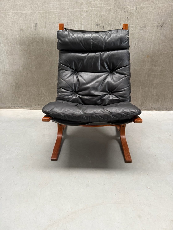 Ingmar Relling Siësta Lounge Chair - Westnofa 1960s – Armchairs, Wood, Leather (photo 8 of 9)