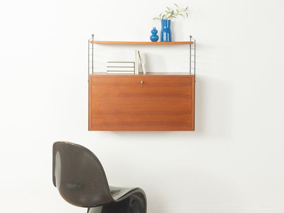 1950er Jahre Wandregal, Nils Strinning – Wall cabinet, Metal, Wood (photo 4 of 13)
