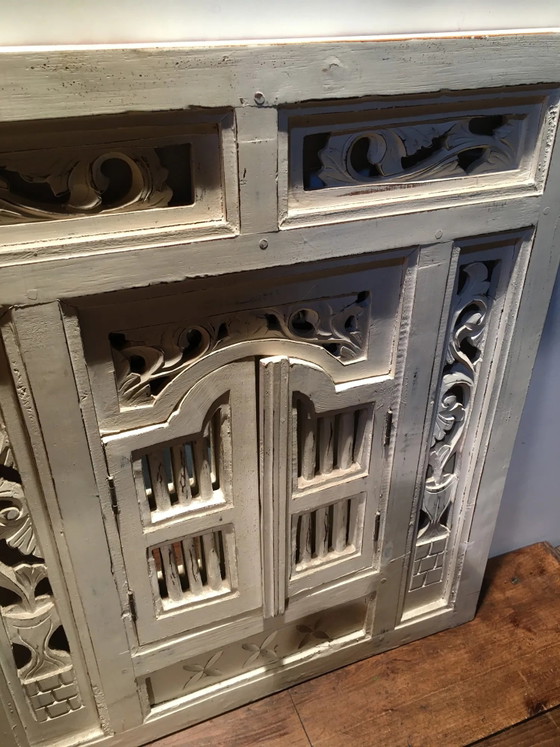 Specchio con persiane, stile coloniale, 60x70cm – Legno (photo 7 of 10)