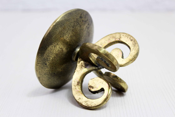 Image 1 of Bronze Brutalist Candlestick 1960