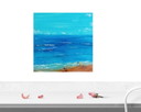 Schilderij "aan de kust