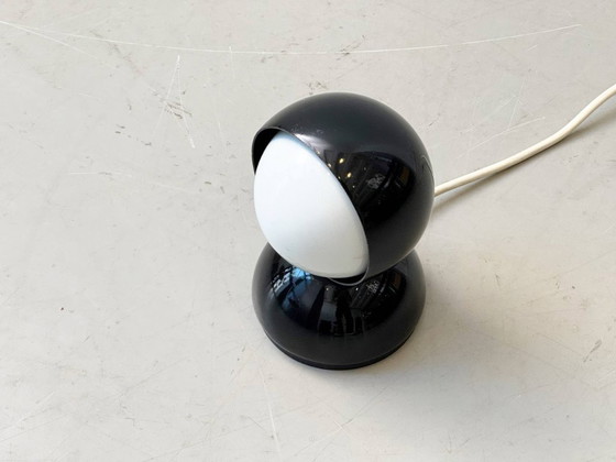 Image 1 of Eclisse table lamp in black by Vico Magistretti for Artemide, Italy, 1960s