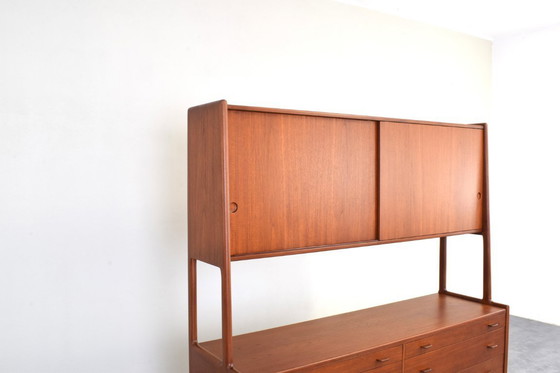 Image 1 of Credenza danesa Mid-Century modelo RY-20 de teca de Hans Wegner para Ry Møbler