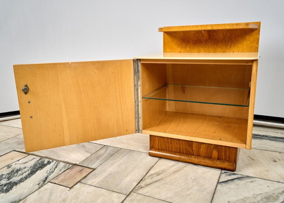 Image 1 of Set of two Art Déco nightstands by Jindřich Halabala, 1960s, Czechoslovakia