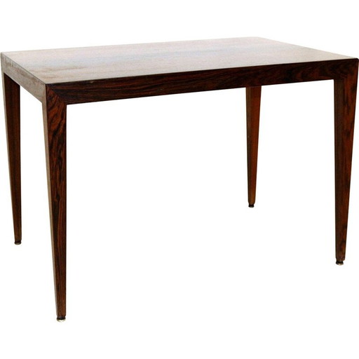 Rosewood side table Severin Hansen for Haslev Denmark 1960