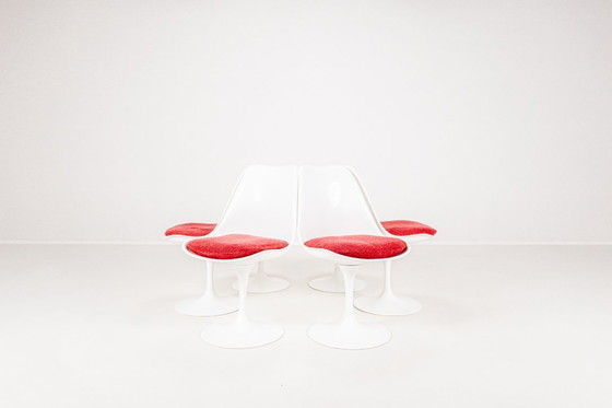 Image 1 of Set of 6 Tulip Dining Chairs by Maurice Burke for Arkana, England, 1960s