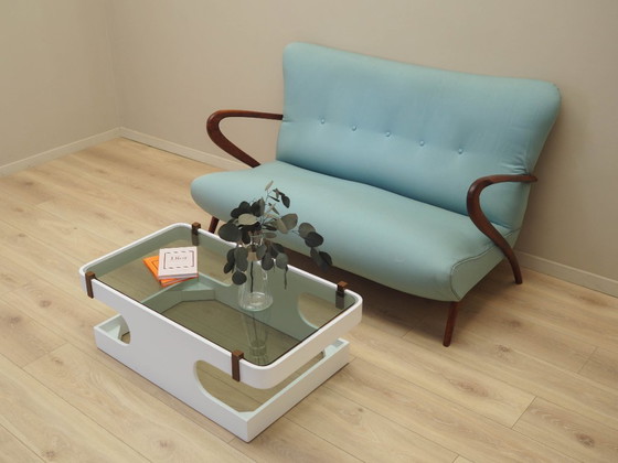 Image 1 of Glazen salontafel, Italiaans design, jaren 70, vervaardigd in Italië.