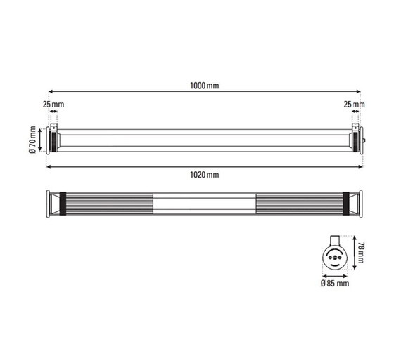Image 1 of Suspension DCW In The Tube 360° 1000