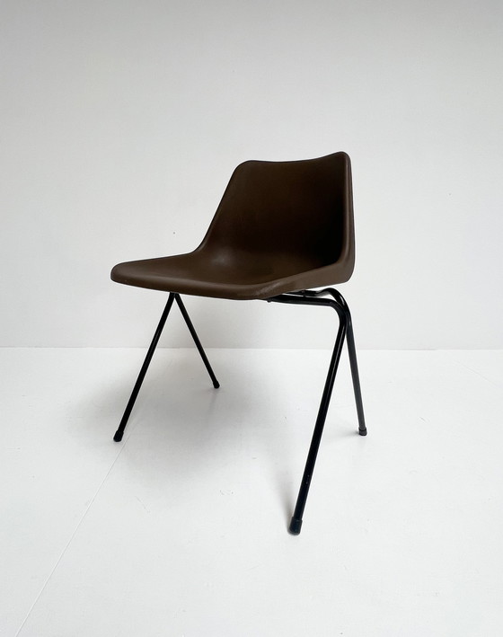 Image 1 of Satz von 6 Polyprop-Stühlen von Robin Day, 1960er Jahre