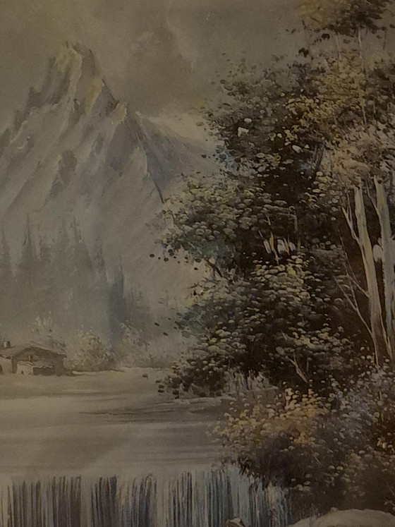 Winter landscape – Art, Glass, Paper (photo 5 of 6)