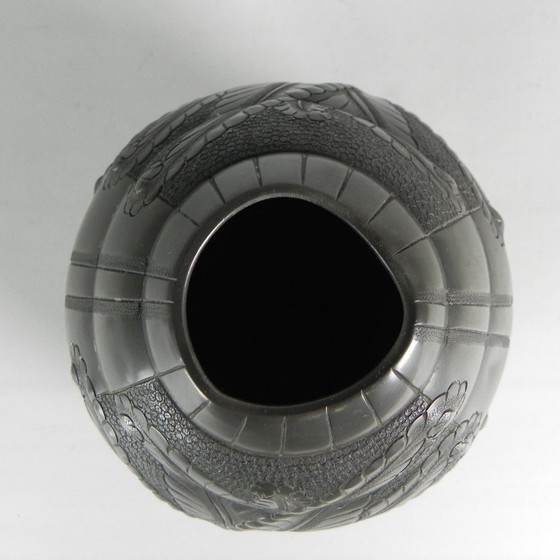 Image 1 of Pewter Art Nouveau vase, signed PETIZON, early 20th century