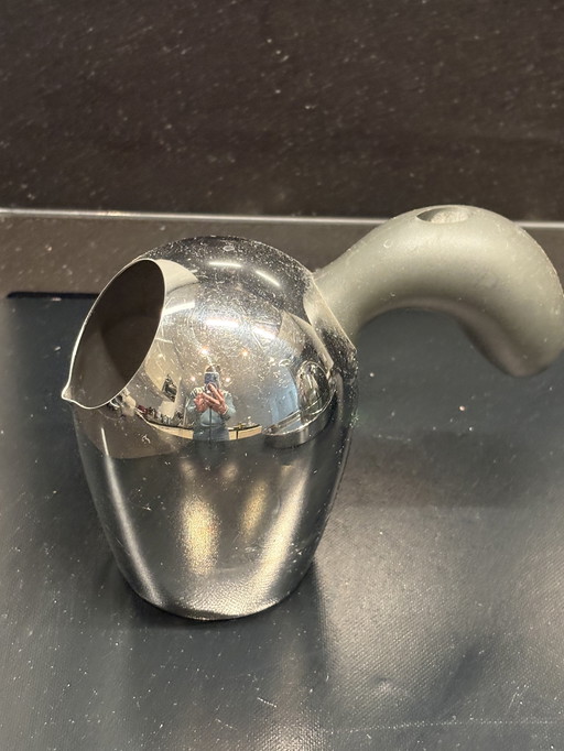 Alessi dienblad percolator suikerpot en melkopschuimer