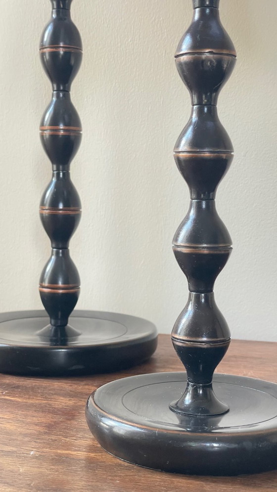 Image 1 of Een paar vintage Ikea spiraallampen