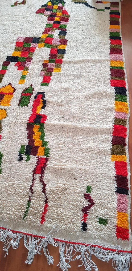 Image 1 of Handgeknoopt Berber kleed wol 255x150cm