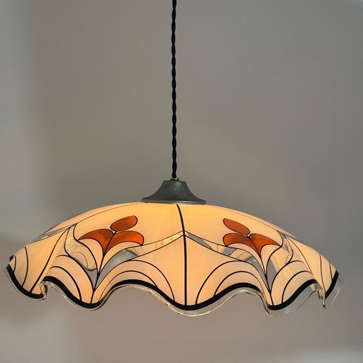 Grande Lampada a Sospensione Vintage degli anni '80
