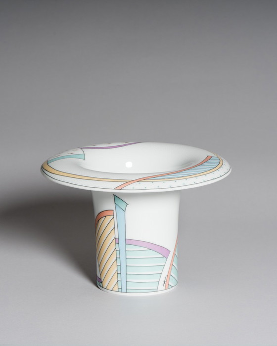 Image 1 of Tapio Wirkkala & Dorothy Hafner pour Rosenthal, Duo de vases et de bols "Century New Wave", Allemagne, vers les années 1980