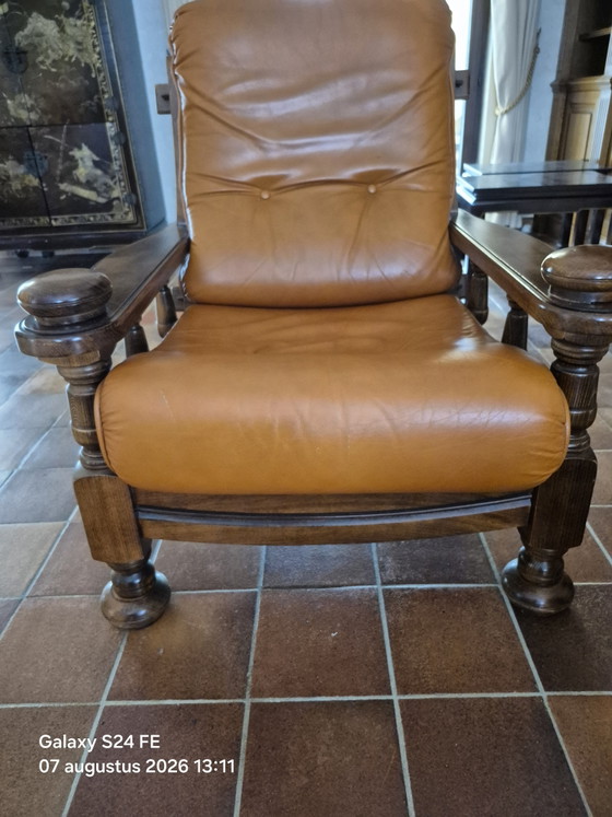 2 poltrone vintage – Leather, Wood (photo 2 of 5)