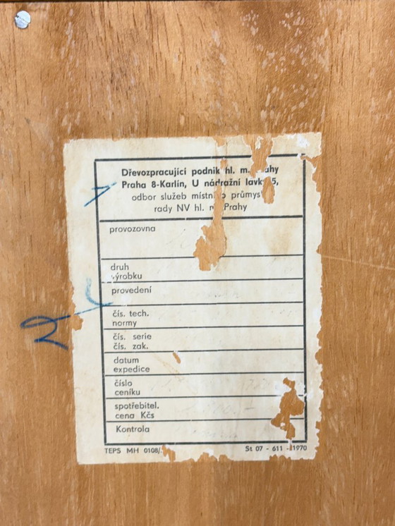 Image 1 of Credenza, cassettiera, comò, mobiletto, vintage di metà secolo