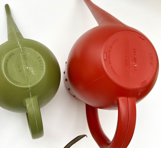 Image 1 of Collection of watering cans – 2× Ebert, 2× brass (1960s) & 1× very old copper can (around 1900)