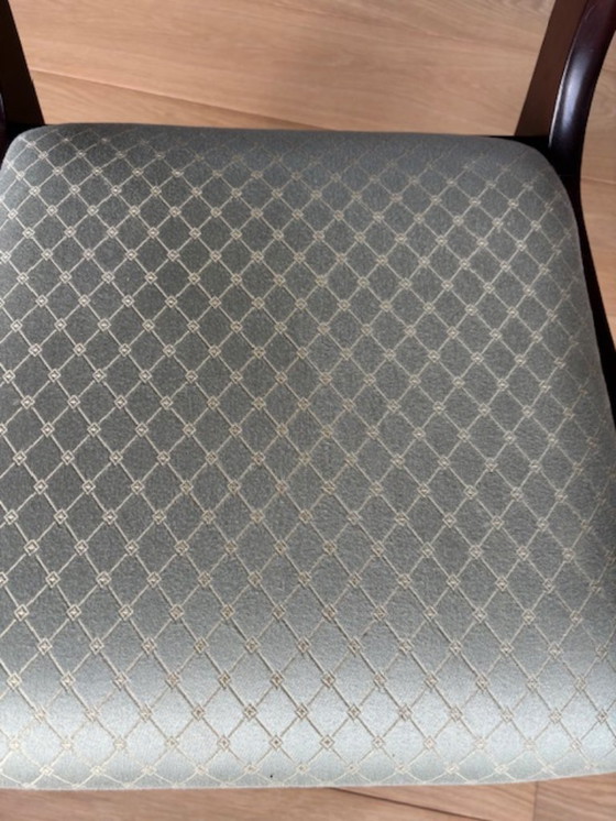 Image 1 of antique mahogany table with six chairs