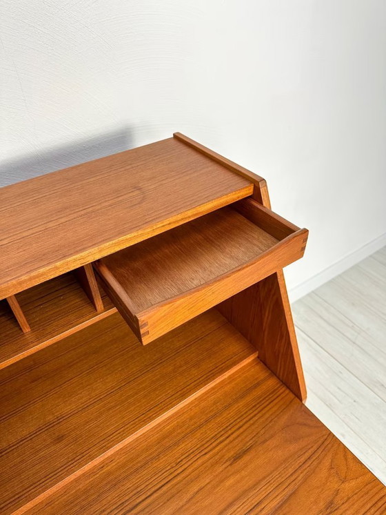 Image 1 of Segreteria danese vintage in teak di Dyrlund anni '60-'70