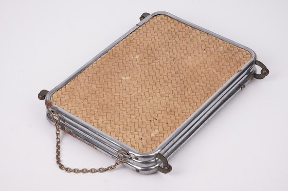 Image 1 of Specchio pieghevole trittico vintage