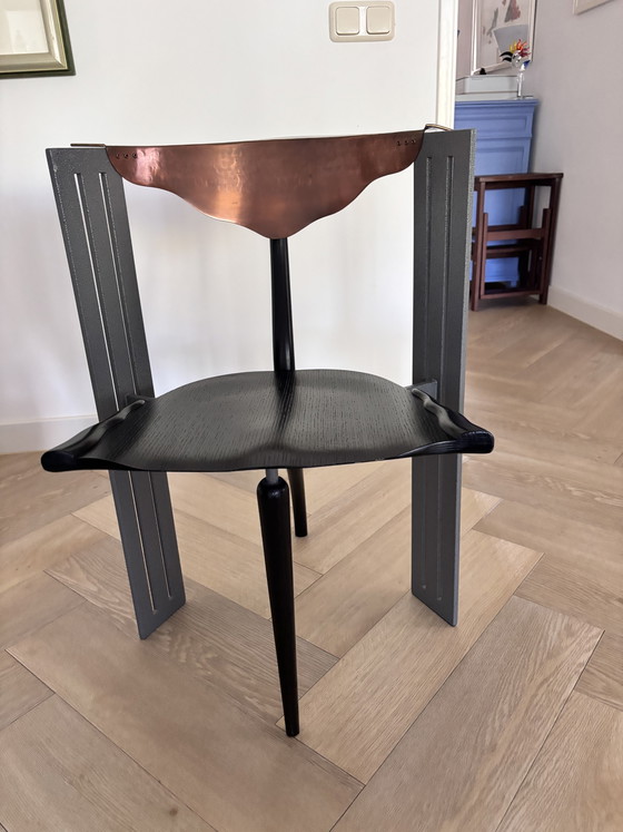 Vitra Edition: Chaise Ota Otanek – Conçue par Bořek Šípek (1988) – In Vitra, Objets déco, Wood, Copper (photo 6 of 6)