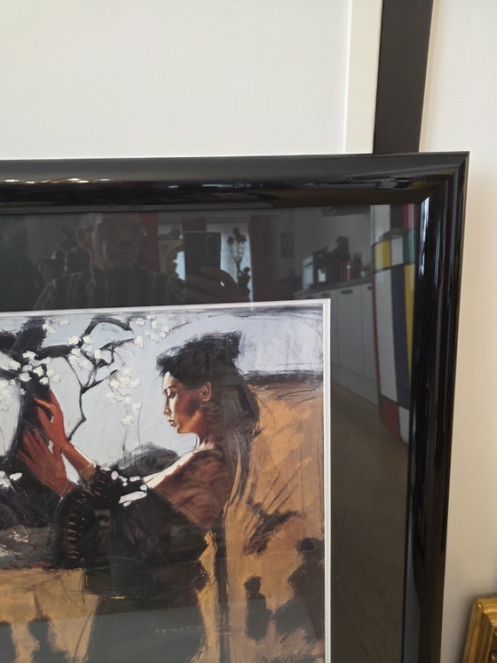 Nico Vrielink – Groot Ingelijst Kunstwerk (1992) – Handgesigneerd & Genummerd (421/500) – Mint Staat! (photo 4 of 14)