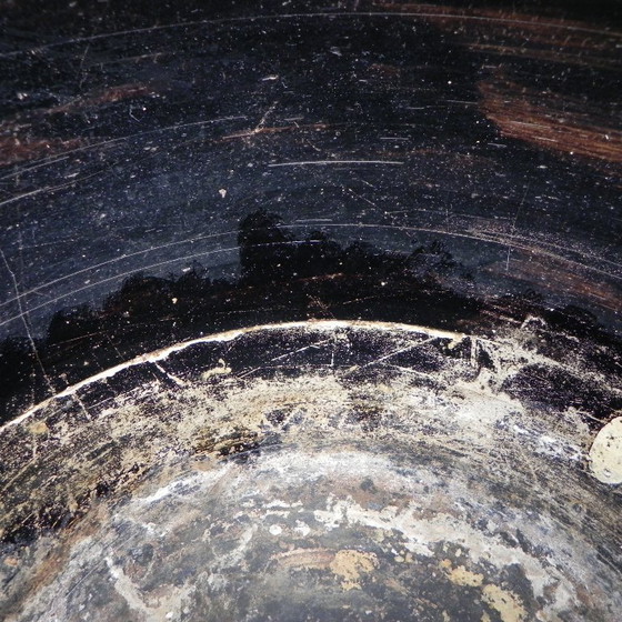 Image 1 of Flemish flowerpot on pedestal, ceramic, 1920s