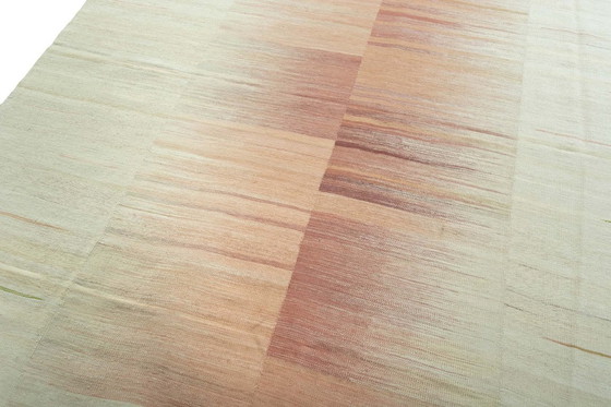 Image 1 of Handgewebter Designer Kelim Mazandaran – 322 x 221 cm | Moderne Kunst in Naturtönen