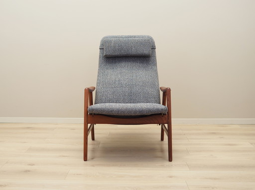 Teak Armchair, Scandinavian Design, 1960S, Designer: Alf Svensson, Manufacture: Fritz Hansen