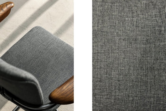 Sedia da ufficio girevole vintage in stile industriale scandinavo di metà secolo, prodotta da Verkstads AB (photo 5 of 16)