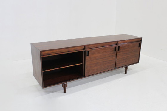 Vintage Sideboard Renato Magri Cantieri Carugati 1960s, Wood, Brown (photo 9 of 10)