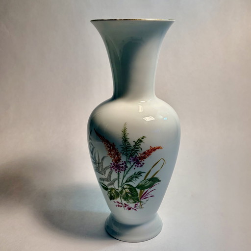 50s Porcelain flower vase Royal Porzellan Bavaria KPM