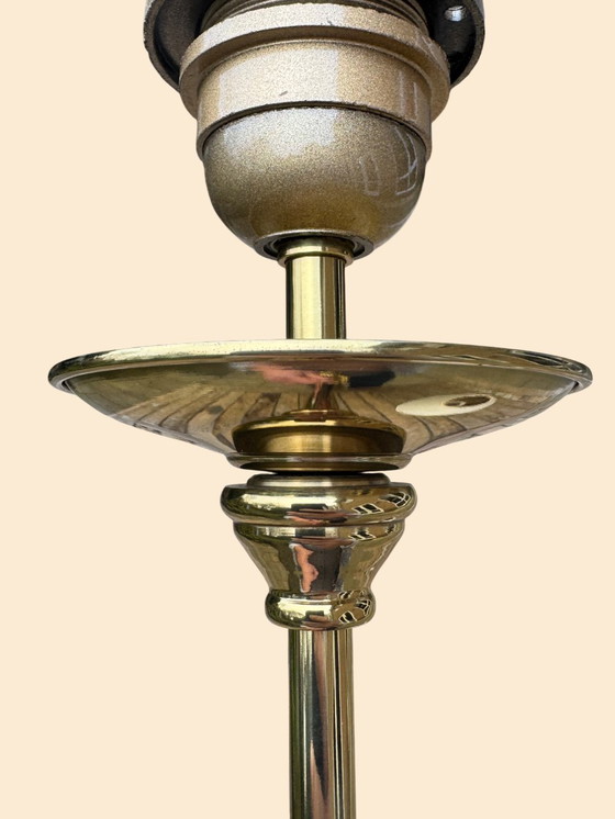 Image 1 of High-End English Classic Table Lamp | High-Gloss Brass | Heavy Quality | 1995