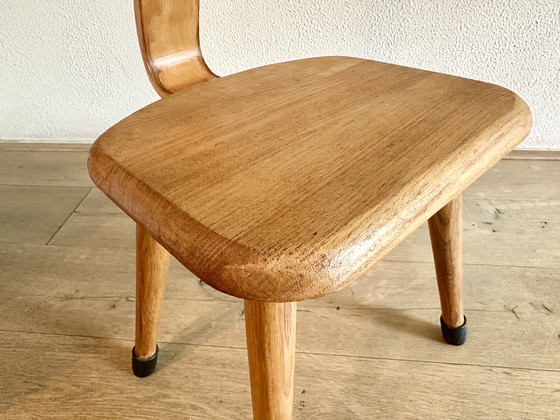 Image 1 of Chaise d'enfant vintage en bois des années 1960