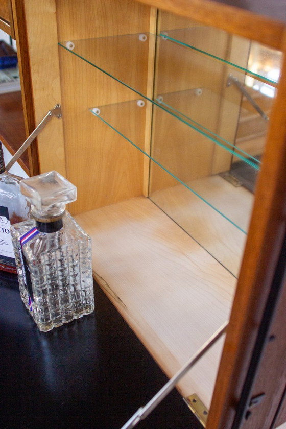 Image 1 of Mensola vintage in teak, mensola a muro, credenza, metà del XX secolo, anni '60