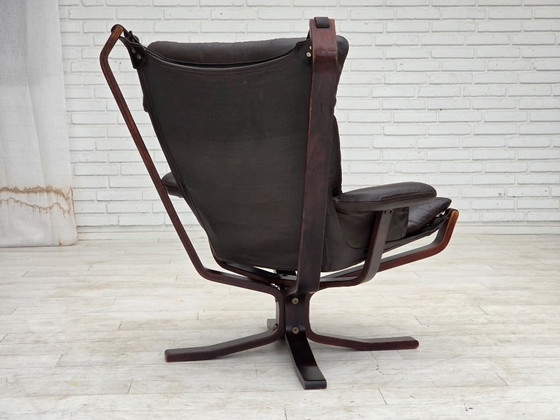 Anni '70, sedia norvegese di Sigurd Ressel, modello "Falcon". – Poltrone, Legno (photo 10 of 19)