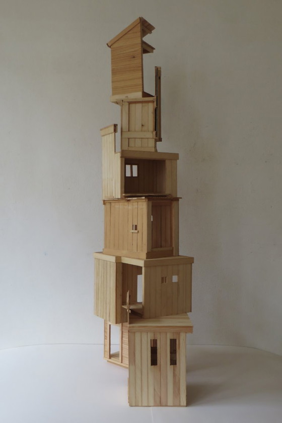Eric van Solm - ´Turm´ – Sculture, Wood (photo 4 of 7)