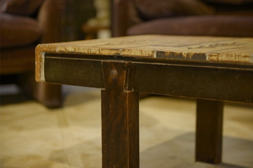 Ceramic coffee table by Roger Capron, Herbier model, 1960s