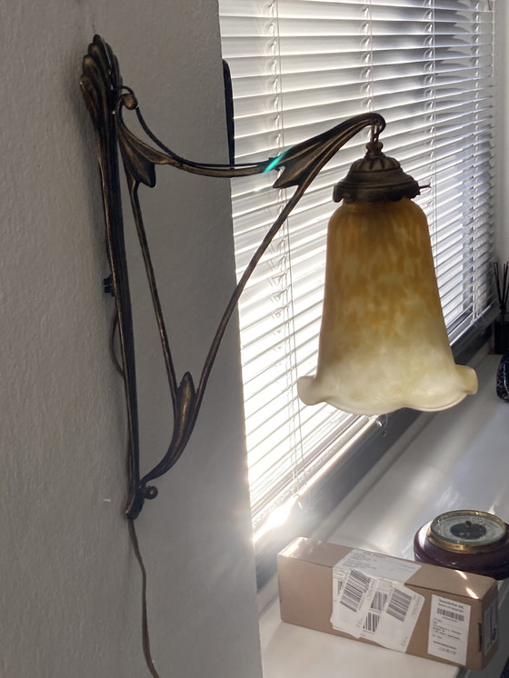 Image 1 of Lampada da parete in stile liberty