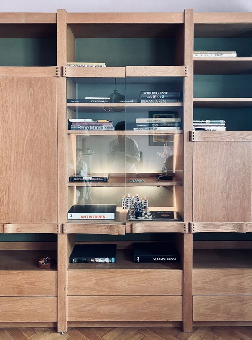 Vintage Wall Cabinet Display Case