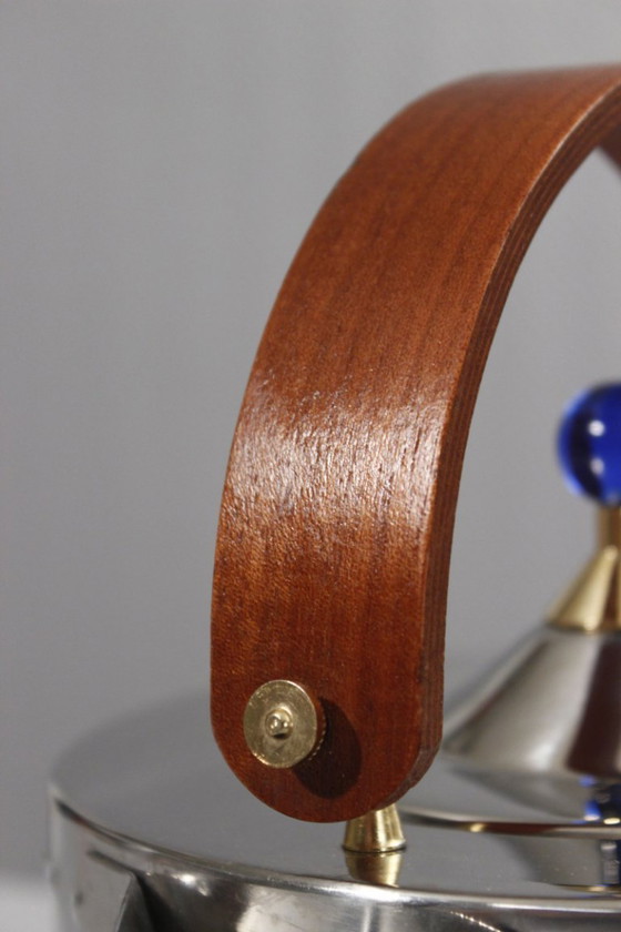 Image 1 of "Ottoni" teapot designed by Carsten Jørgensen for Bodum Memphis style 1980s