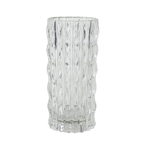 Crystal vase, Italian design, 1960s, manufactured in Italy