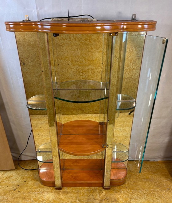 Image 1 of Art Deco Style Hanging Cabinet & Perfume Counter – Ex-English Perfume shop Display  A rare and striking pair of Art Deco style s